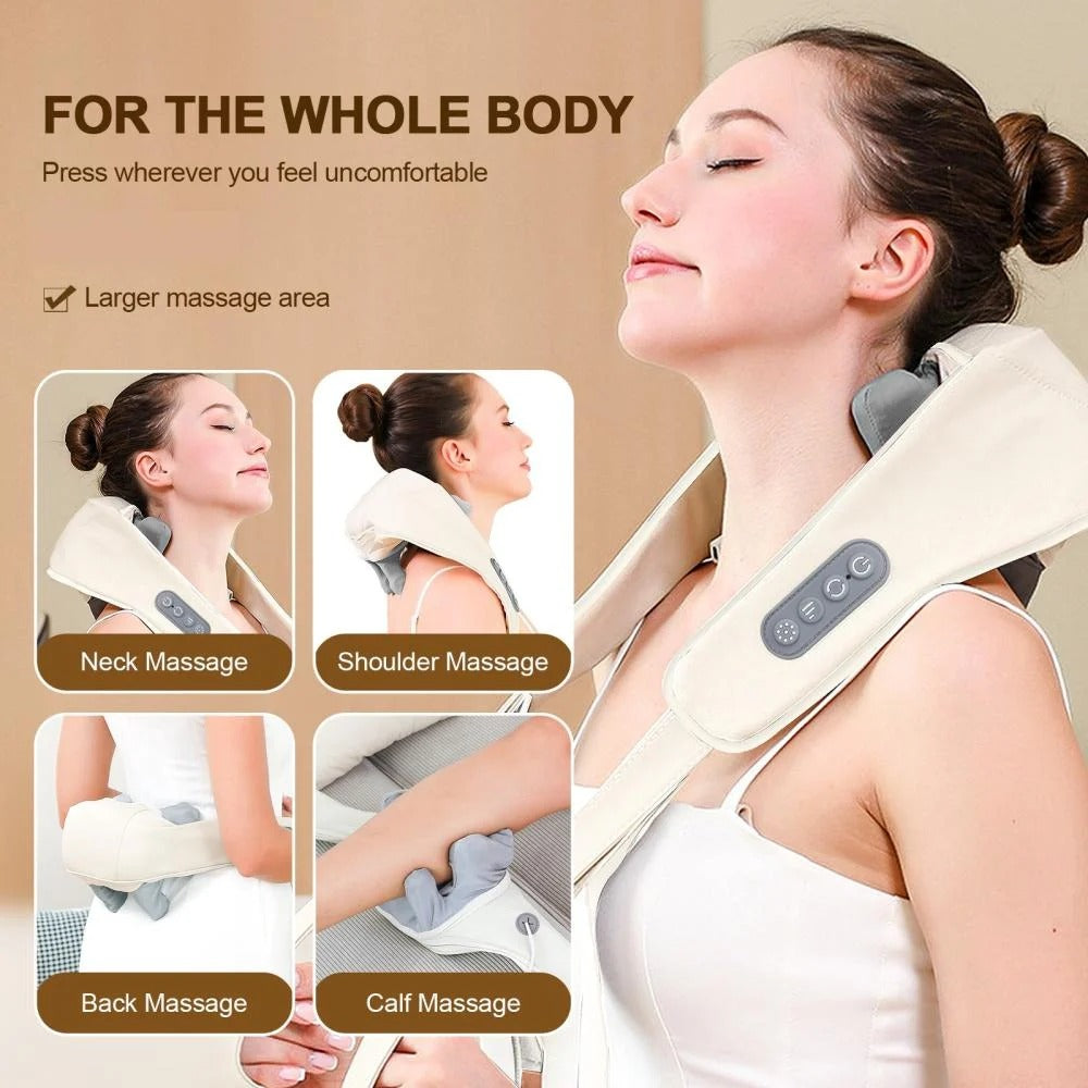 Neck and shoulder massager